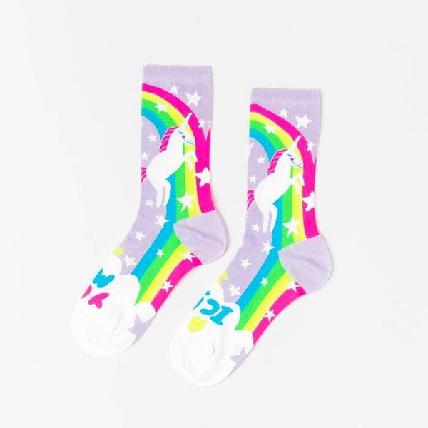 Magical Unicorn Womens Crew Socks