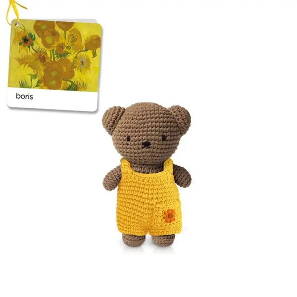 Boris Wearing Van Gogh Inspired Sunflower Outfit