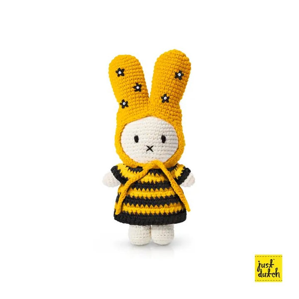 Miffy Wearing Bumble Bee Dress with Flower Hat