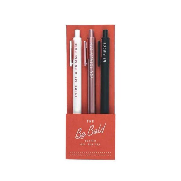 Be Bold Jotter Gel Pen | Set of 3