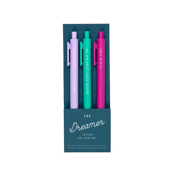 The Dreamer Jotter Gel Pen | Set of 3