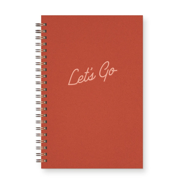 Let's Go Undated Weekly Planner Journal