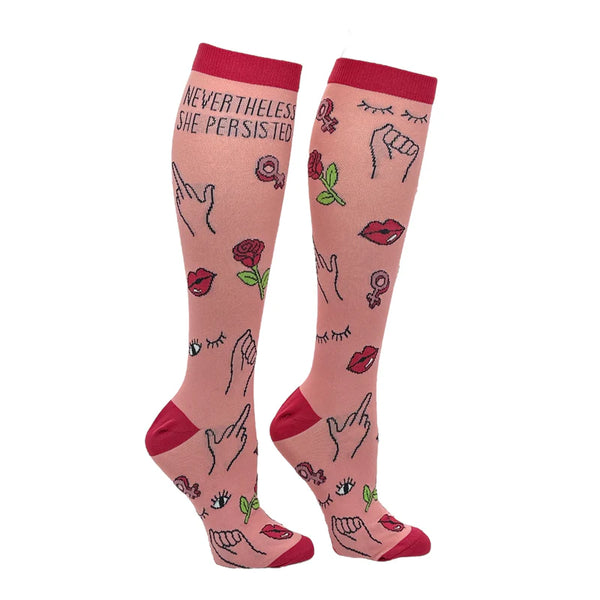 Nevertheless She Persisted Womens Crew Socks