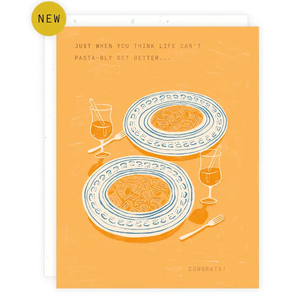 Pasta-Bly Congrats Greeting Card