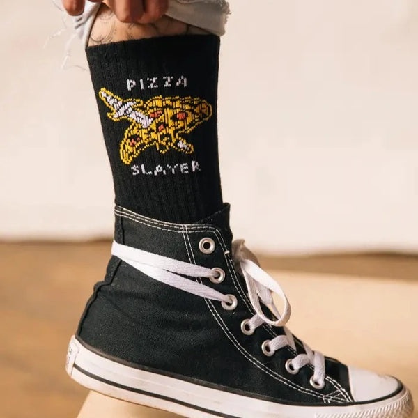 Pizza Slayer Crew Socks