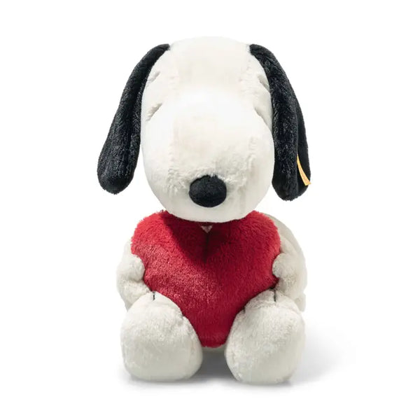 Steiff Snoopy Plush - Love Red Heart